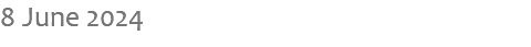 8 June 2024